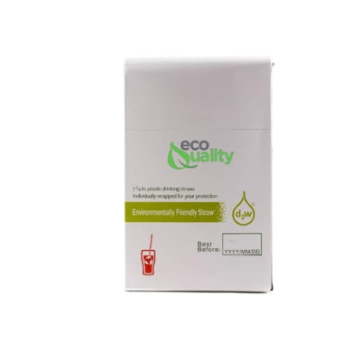 Ecoquality 7.5 Inch Clear Paper Drinking Straw - Soda, Milkshake, And Smoothie (3)
