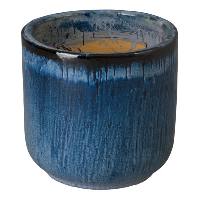 POT DE FLEURS, BLEU QUIN