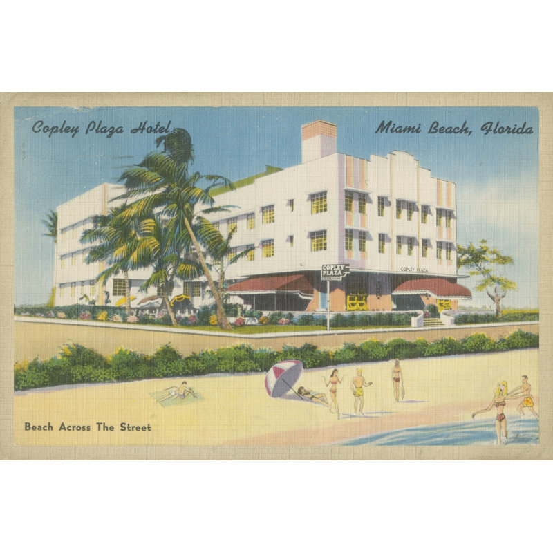 Miami Beach IV - Wrapped Canvas Print, 30cm H x 46cm W x 3.8cm D
