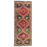 Tickmacrevan One-of-a-Kind 3'8" x 8'5" 1960s Area Rug in Blue/Brown