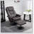 Faux Leather Swivel Recliner-1647922102-1647922097