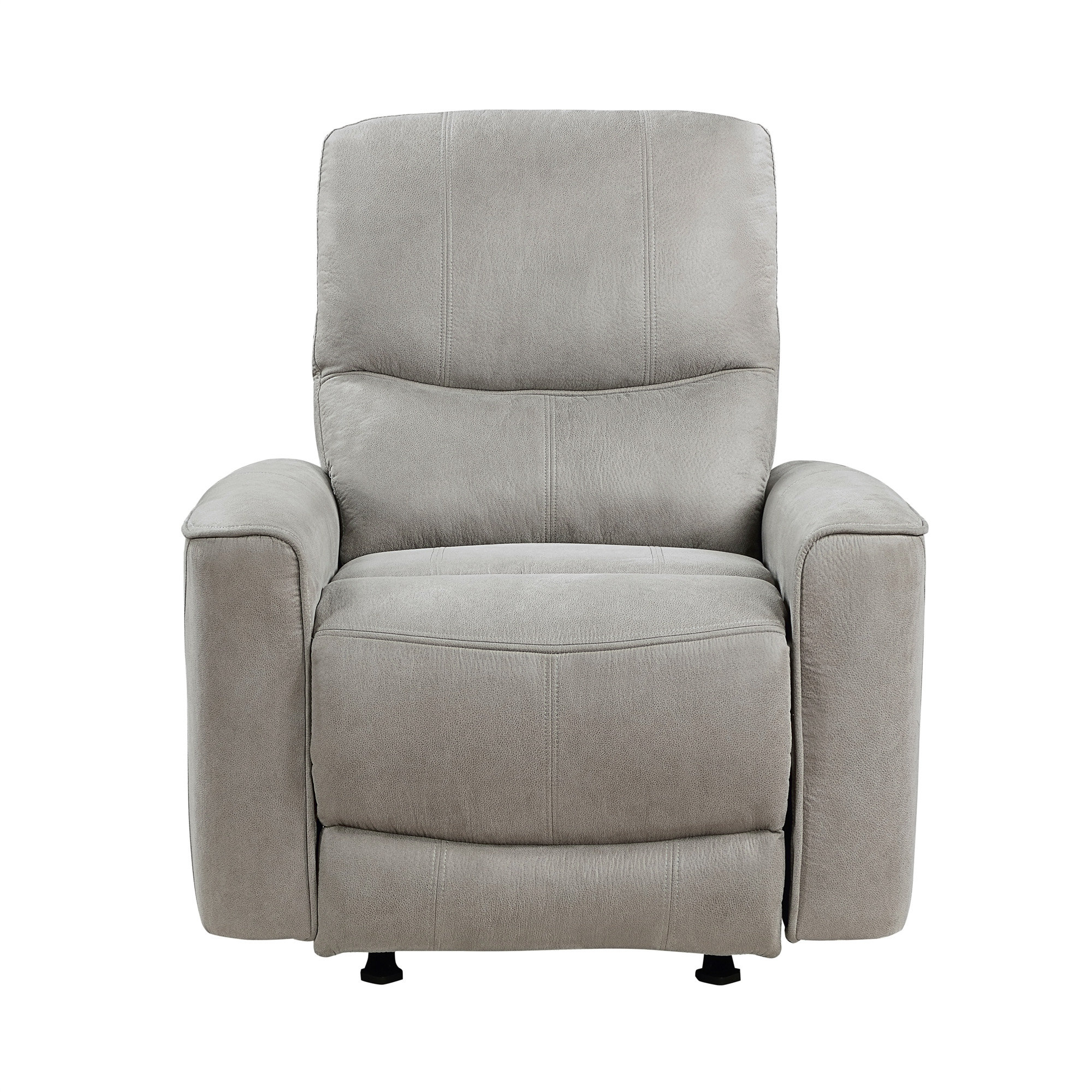 Sybertruck Modern Transitional Style Rocker Reclining Chair 1Pc Gray ...