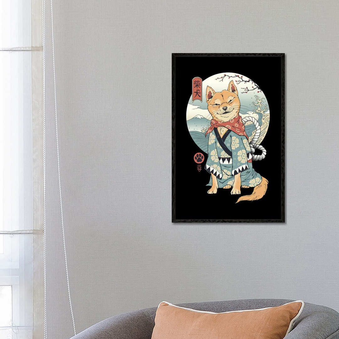 Shiba Inu by Vincent Trinidad - Print on Canvas