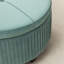 Repose-pieds rond avec rangement en velours Bula-943753749