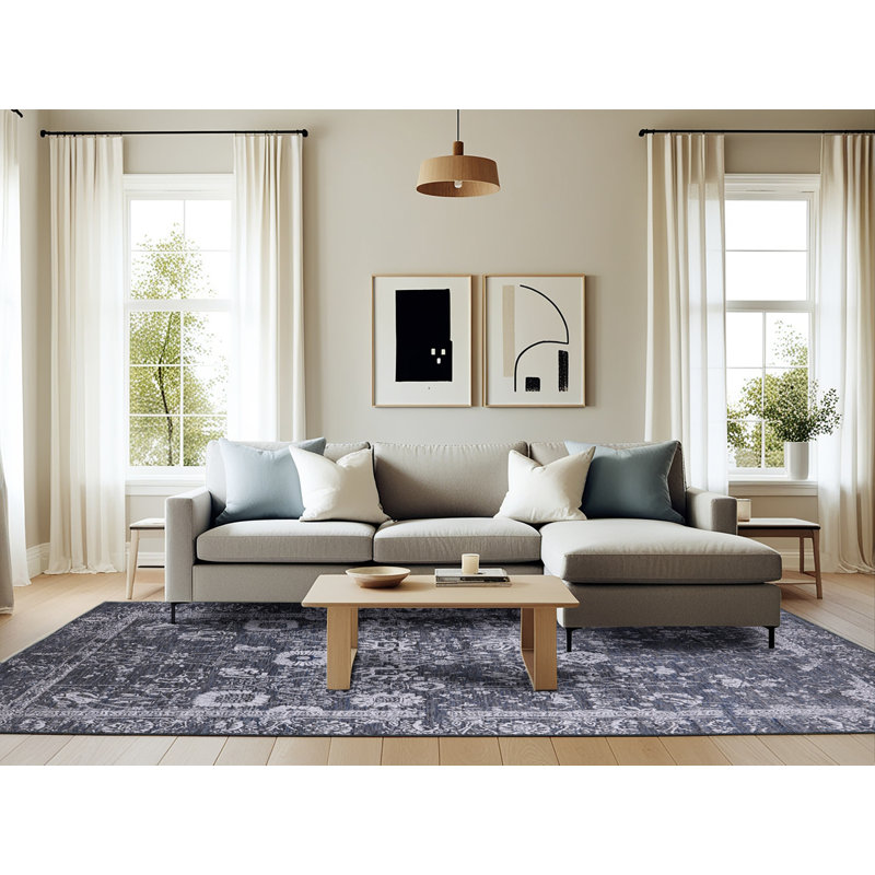 Moroccan Indoor Rug, Rectangle 6' x 9'