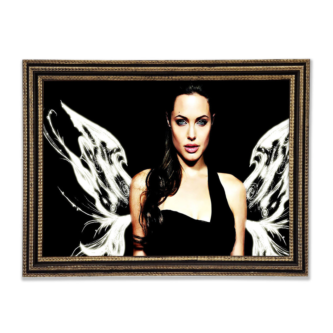 Angelina Jolie Angel Wings - Druck