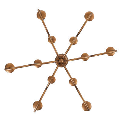 Snow Metal Ashwell Gold Chandelier - 31.75 In. D X 43 In. H