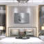 Art mural luxueux en métal «Believe 1» par John Hovenstine, 36 po x 24 po