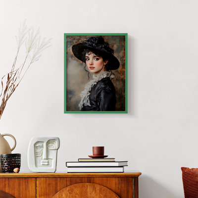 WOMEN Series CLxx - reproduction encadrée de qualité supérieure - prête à être accrochée - aucun clou requis