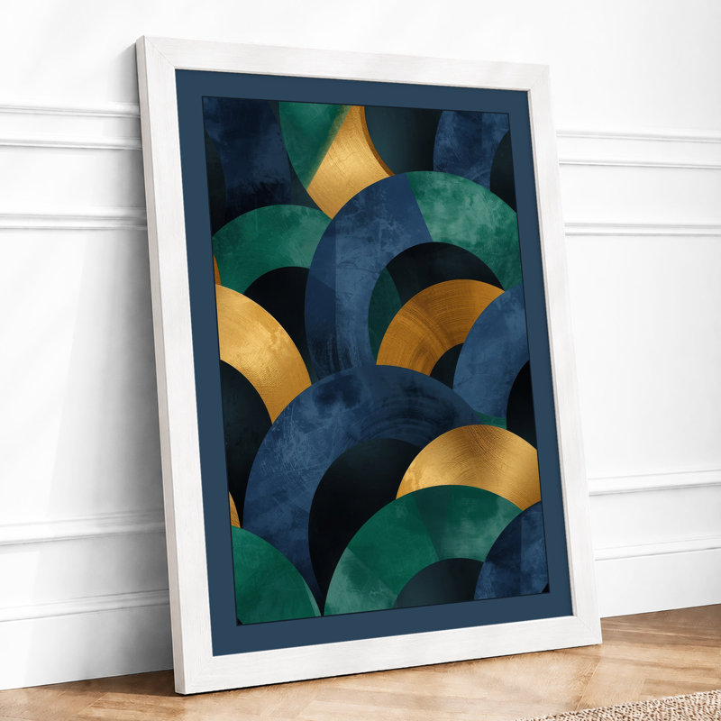 Interlocking Rhythms Modern - Print, A2 - 59.4 x 42.0 cm, White