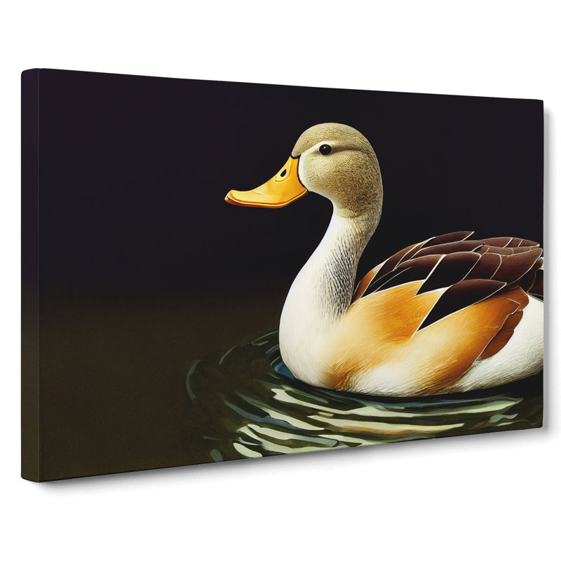 Beguiling Duck - Wrapped Canvas, 50cm H x 76cm W x 3cm D
