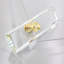 Rectangular Cabinet Knob with Brass Base-2140555916