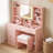 Bohuslava Vanity Table Stool Set-2031673712