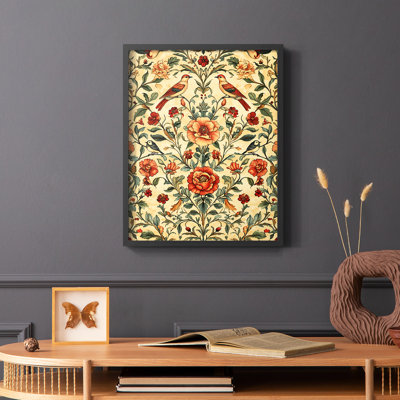 WM MORRIS Series CDLXXV  -Premium Framed Print -Ready to Hang - No Nails Required