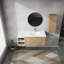 Meuble-lavabo mural modulaire 48 po avec lavabo, armoire latérale et portes à fermeture en douceur 48 po