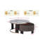 Ensemble de 2 tables basses gigognes (table incluse seulement)