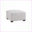 Repose-pieds, salon moderne modulaire 30 x 30 x 18 | 100% polyester | Bois massif | Espresso foncé | Bois | Brun foncé