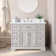 Currahee 42'' Single Bathroom Vanity with Engineered Stone Top