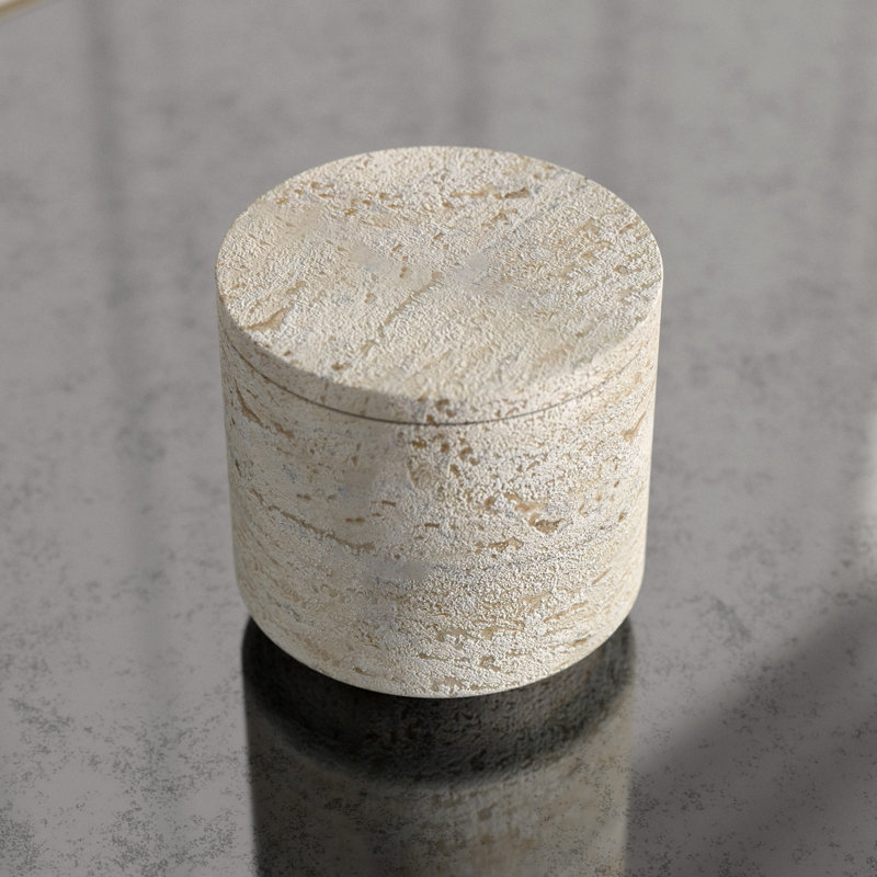 Aztec Marble Bathroom Storage Container