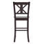 Tabouret en bois massif de 29 po Bakersville-88697135