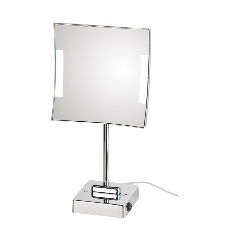 Quadrolo Flat Metal Lighted Mirror