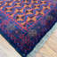 Tapis orange / bleu marine Hilario