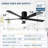 60-Inch Ceiling Fan with Light