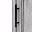 Petit meuble-lavabo de 20 po avec lavabo et robinet d'eau chaude et froide, armoire de salle de bain autoportante avec lavabo en céramique blanche, rangement pour salle de bain avec 1 porte et tablette ouverte en fer