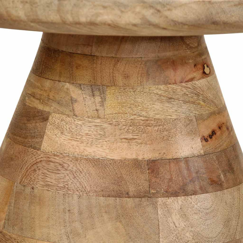Solid Wood End Table, Brown