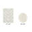 Annaclara Premium 100% Cotton 2 Piece Bath Rug Sets with Non-Slip Backing, Machine Washable, Luxurious Chervon Pattern Super Absorbent & Tufted Weave Bath Mat for Bathroom, Shower, and Tub-122444782-122444780