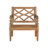 Gobnait Patio Acacia Wood Lounge Chair With Removable Cushions