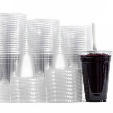 32 oz Brianca Plastic Disposable Salad Bowls with Airtight Lids (Set of 100) Prep & Savour