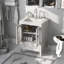 Meuble-lavabo 24 po avec lavabo, meuble-lavabo avec tiroir et portes