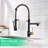 Commercial Kitchen Faucet With Pull Down Sprayer, Single Handle Single Lever Kitchen Sink Faucet-119337237