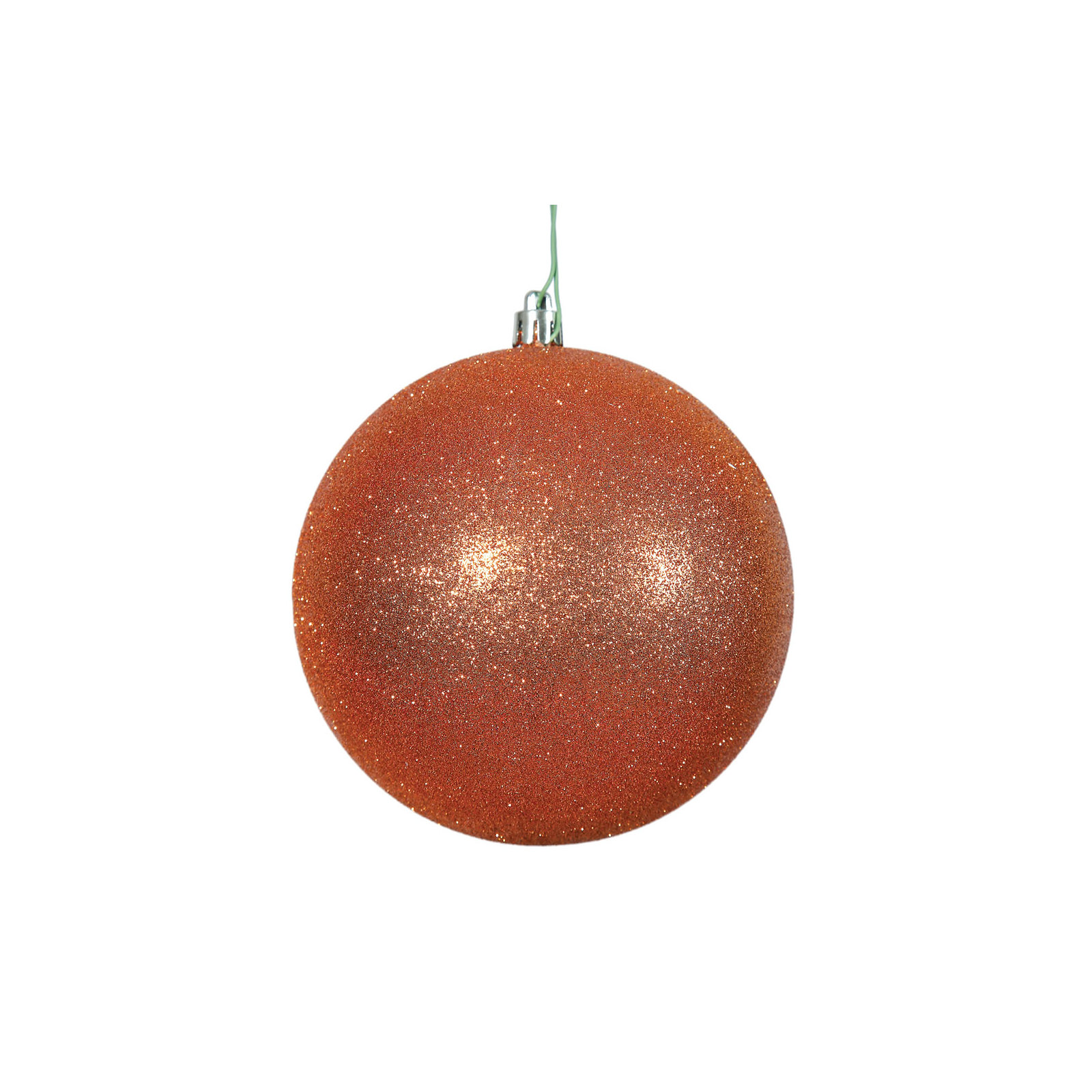 Holiday Décor Ball Ornament, Burnished Orange