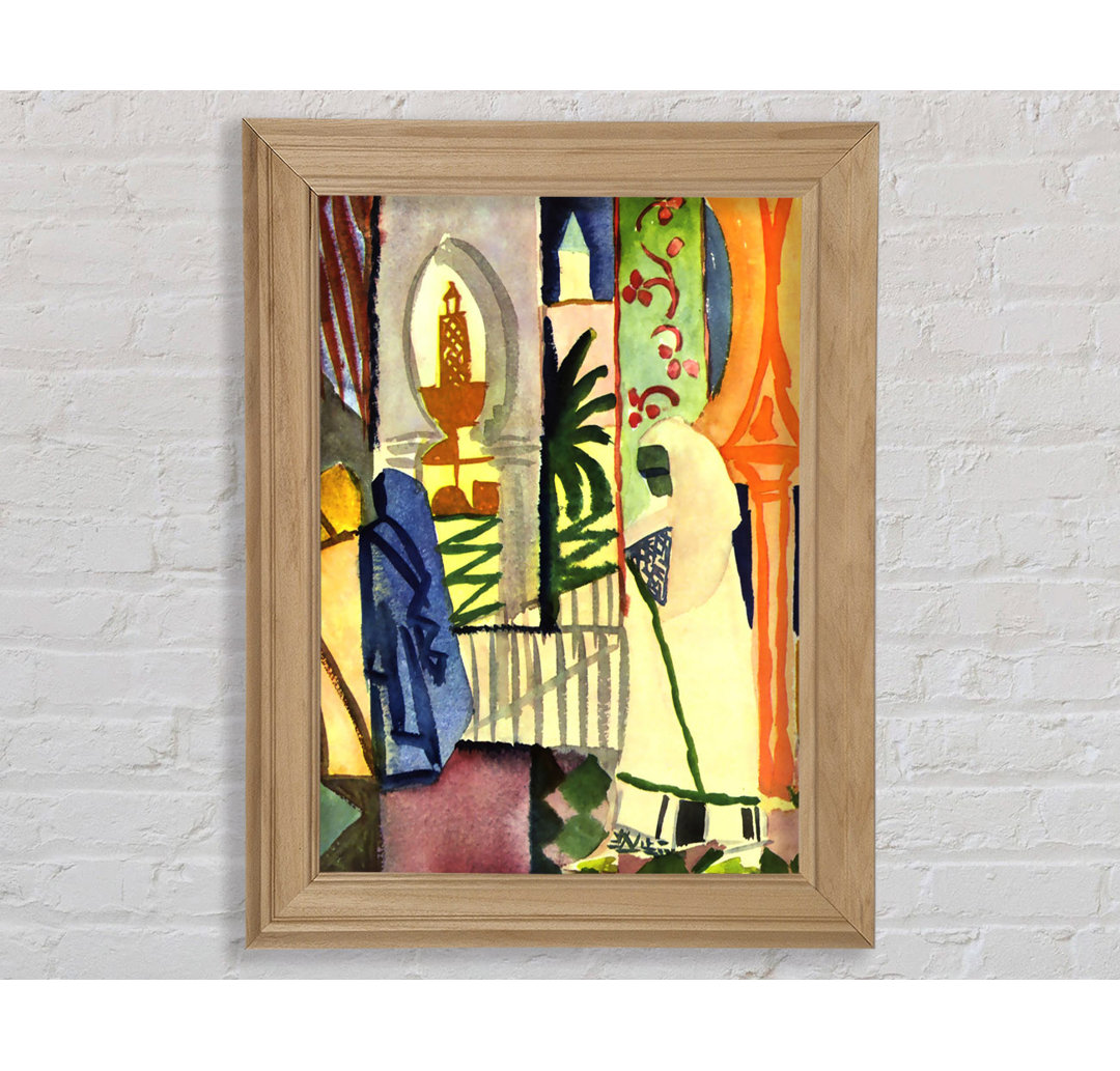 August Macke In Der Tempelhalle 1 - Druck