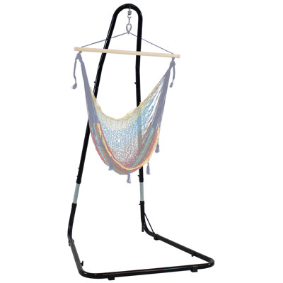 Powder-Coated Steel Adjustable Hammock Chair Stand