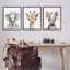«Pink Rose Jungle Animals», ensemble de 3 giclées par LSR Design Studio-1312570433-1312570434