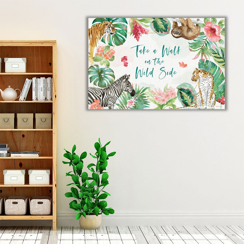 «From the Jungle I», reproduction d'art sur toile, H 12 po x l 18 po