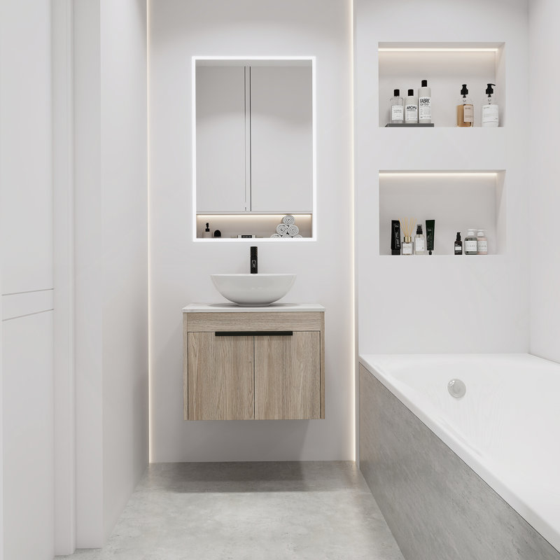 Ensemble de meuble-lavabo moderne 24 "avec lavabo en céramique 24"