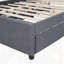Lit plateforme tapissier avec 2 tiroirs et lit gigogne simple TG-1975620163-1975620162