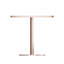 Table bistro de 31,5 pouces avec plateau en faux marbre Squard Modern-130498588-130498589