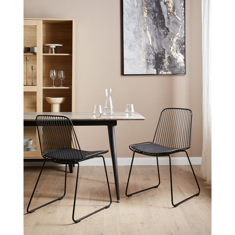 Anmar 43cm H Side Chair, Black
