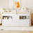 Twin Size Loft Bed With 4 Drawers, Underneath Cabinet And Shelves-97691130