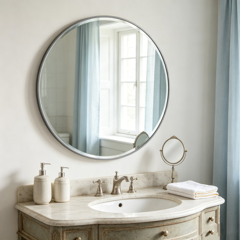 Miroir de salle de bain 36 po, Silver