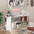 55" 360° Rotating Corner Computer Desk Modern L-Shaped Home Office Workstation With 3-Tier Storage Shelves, Bookshelf