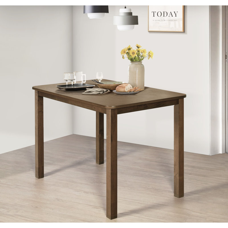 Demareo 4 - Person Four Leg Dining Set, Brown