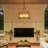5-light Industrial Farmhouse Drum Caged Chandelier