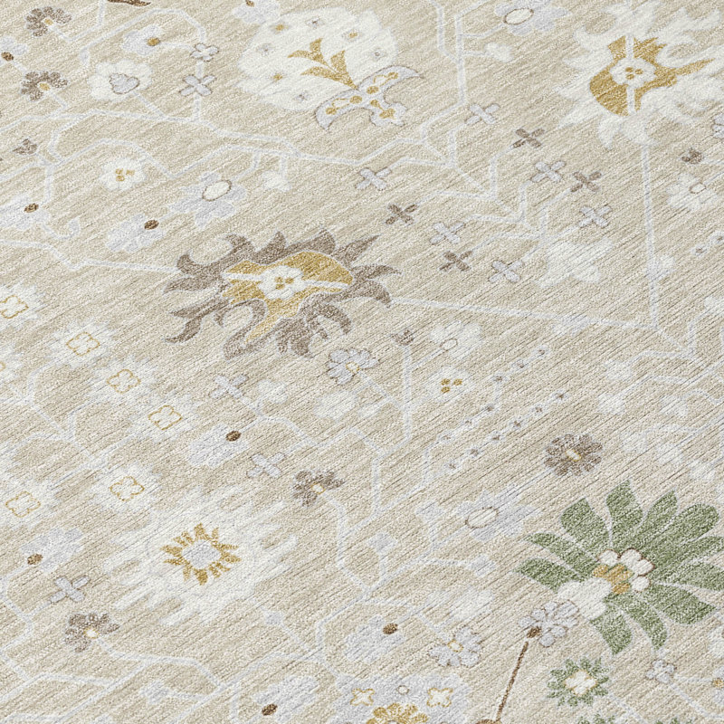 Tapis d'intérieur / extérieur brun Elara , 8 pi x 8 pi