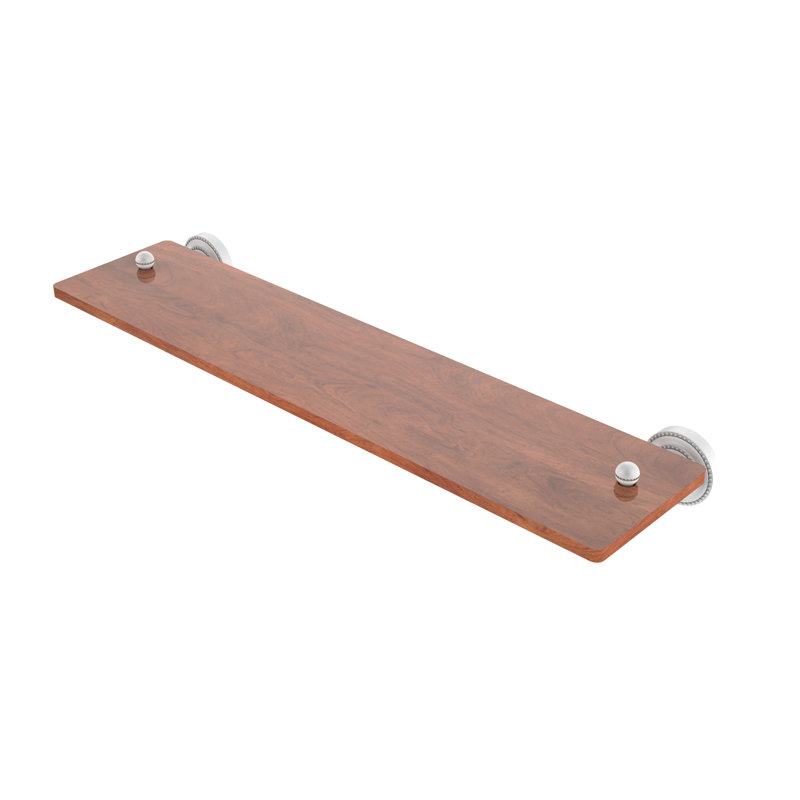 Marchmont Bracket Shelf, Matte White, 2.5" H x 22" W x 5" D